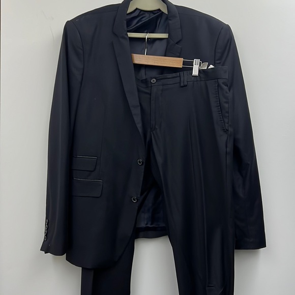Zara Suits & Blazers Zara Men Navy Suit Poshmark